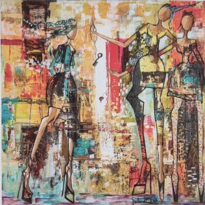 Innramma trykk: "The Key" Størrelse 40x50 med paspatur og ramme
